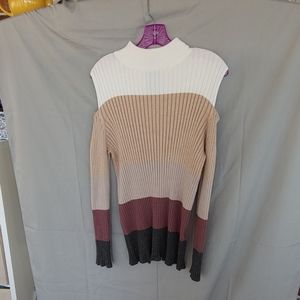 Chicos Cold shoulder sweater